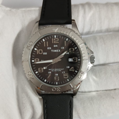 Timex 02 Stainless Steel Back Wristwatch
