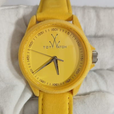 Toy Watch Yellow Wristwatch Very Rear Special Strap