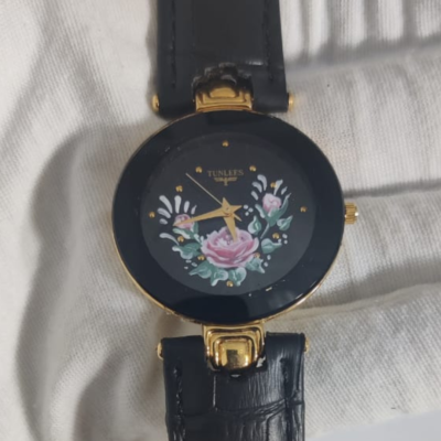 Tunlees 18K Gold Plated Japan Movement Ladies Wristwatch