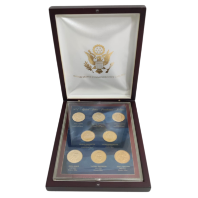 US Presidential Mint Dollars in Cases 2007