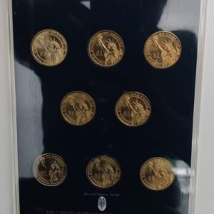 US Presidential Mint Dollars in Cases 2007 4