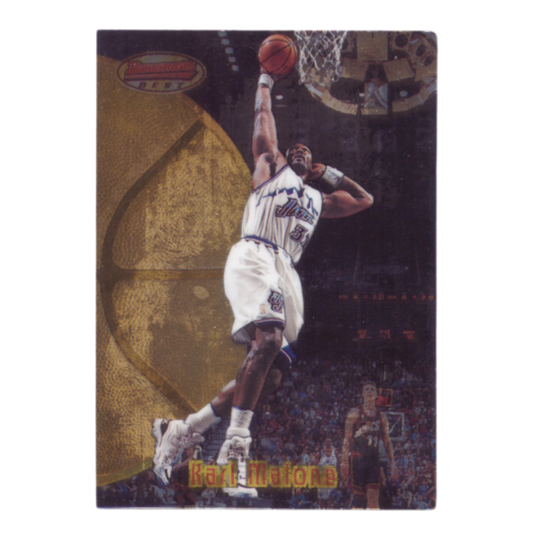 Vintage Bowmans NBA Karl Malone of Utah Jazz Card 1997