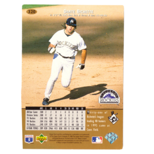 Vintage MLB Dante Bichette of Rockies Baseball Card 1996 1