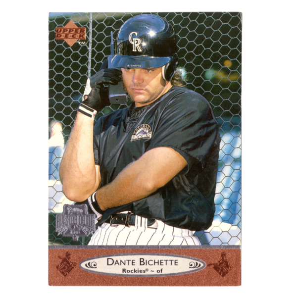Vintage MLB Dante Bichette of Rockies Baseball Card 1996