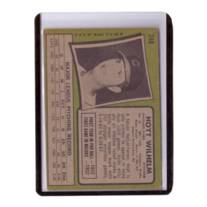 Vintage MLB Hoyt Wilhelm Baseball Card 1