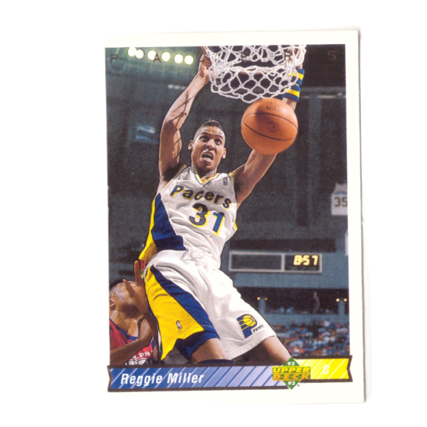 Vintage Reggie Miller of Pacers Basketball Card 1992