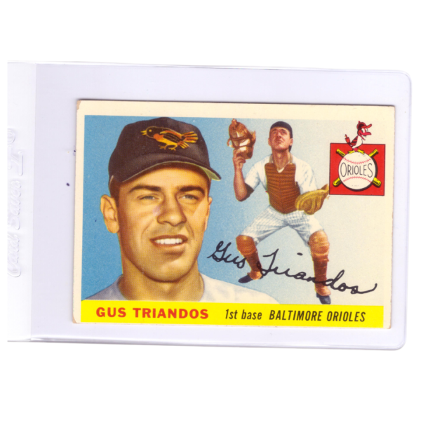 Vintage Topps Gus Triandos of Baltimore Orioles Baseball Card