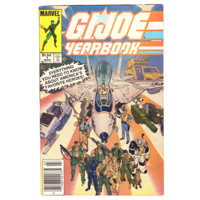 G.I. JOE Yearbook #1 Marvel Comics Book 1985