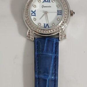 Genevex Blue Japan Movement Ladies Wristwatch 4