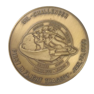 N051-L NASA SPACE SHUTTLE BRONZE MEDAL, STS-51L CHALLENGER 2