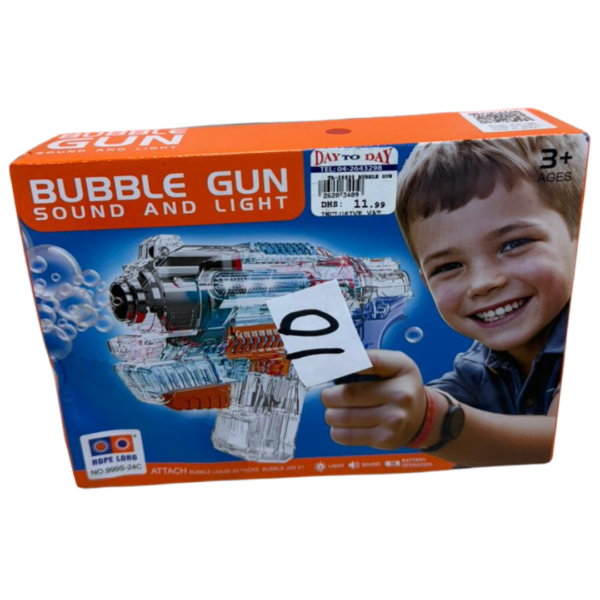 Bubble Gun With Sound & light A