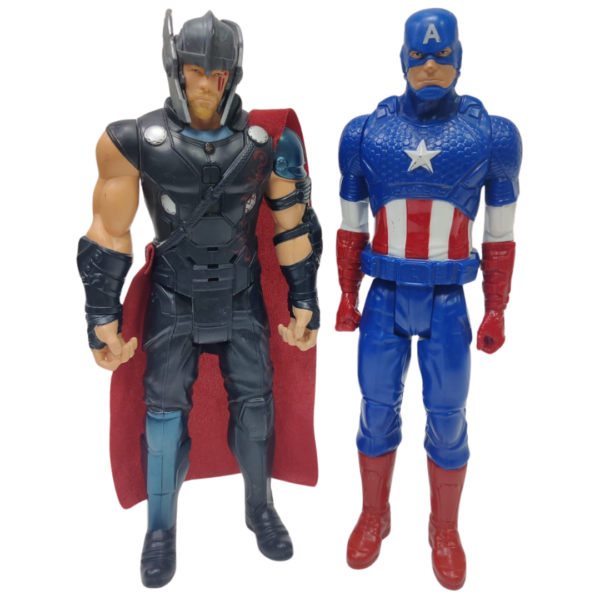 Captain America & Thor Action Figurines