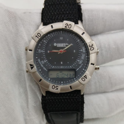 Federal Mogul Digital & Analog Dial Wristwatch