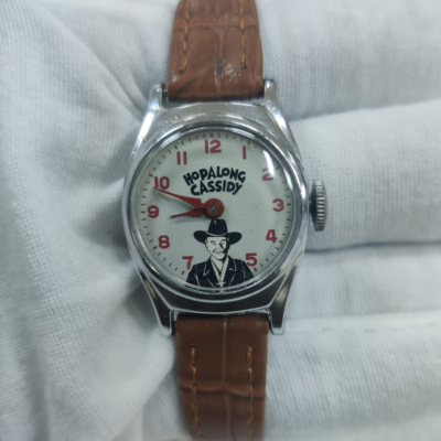 Rare Vintage Hopalong Cassidy US Time Han winding Ladies Wristwatch Collectors Choice