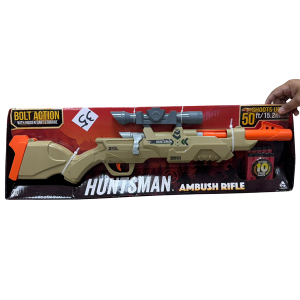 Huntsman Bolt Action Gun With Hidden Dart Storage