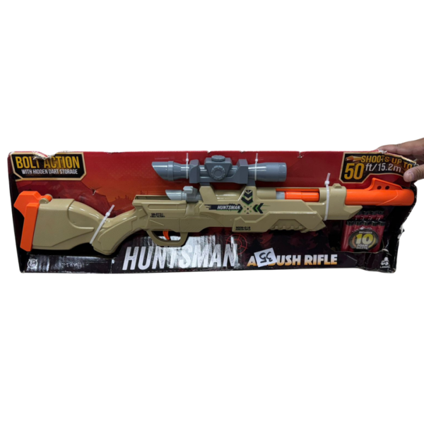 Huntsman Bolt Action Gun With Hidden Dart Storage A