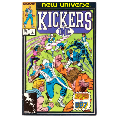 Kickers INC Vol.1 #5 Marvel Comics Book 1987