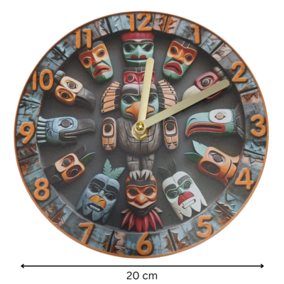 Mayan Theme Wall Decor Clock