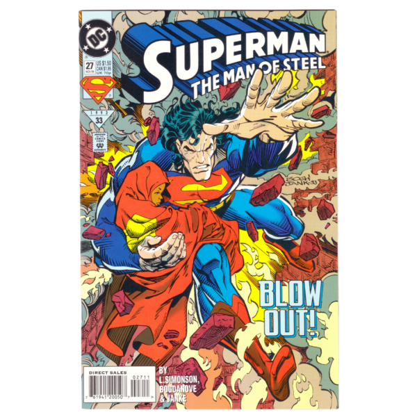 Superman The Man Of Steel #27 DC Comics Book 1993