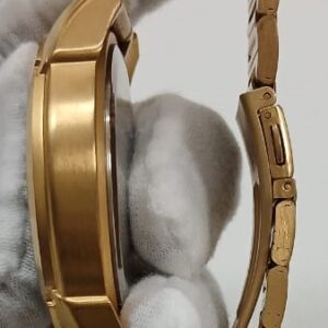 Touch Widget Spinner Dial Gold Tone Wristwatch 2