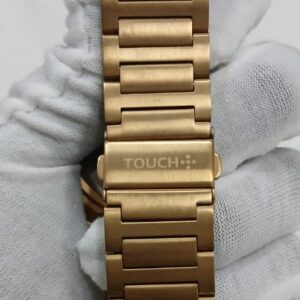 Touch Widget Spinner Dial Gold Tone Wristwatch 3