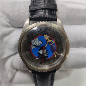 Vintage Fossil 07381 15000 Boris & Natasha Japan Movement Wristwatch Limited Edition 1