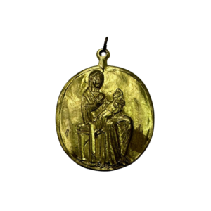 Vintage Golden Madonna of Essen Medal 1