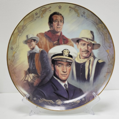 Vintage Republiv Pictures Tribute Edition To Actor John Wayne Decorative Plate 12″