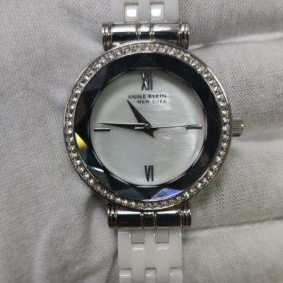 Anne Klein Y121F White Ladies Wristwatch