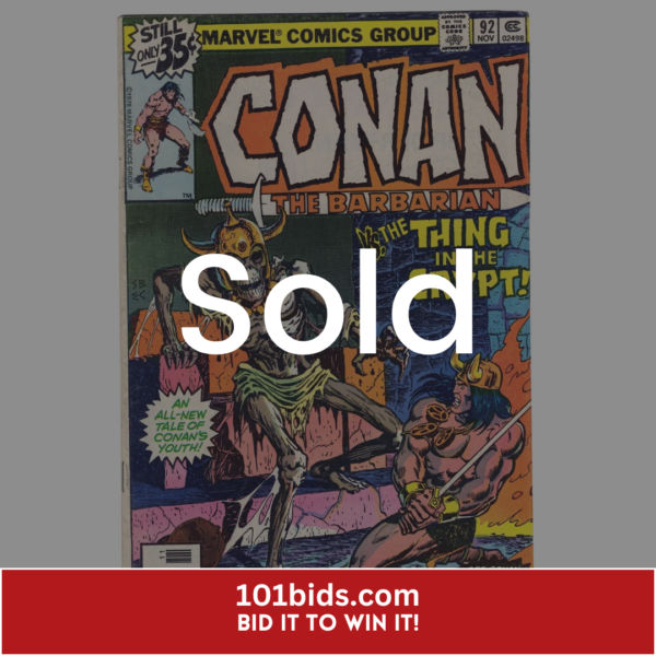 Conan-The-Barbarian-92-Marvel-Comics-Book-1978 sold