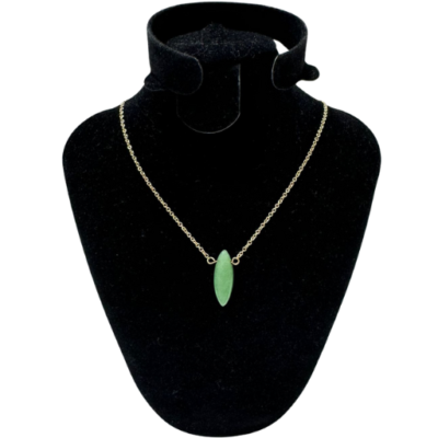 Natural Green Stone Necklace