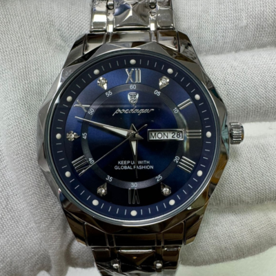 Poedagar P615 Blue Dial Wristwatch