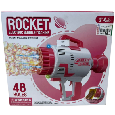 Rocket Electric Bubble Machine...