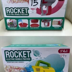 Rocket Electric Bubble Machine Gun Kids Toys B4511 1