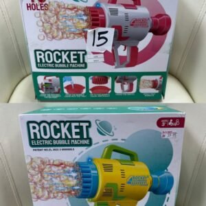 Rocket Electric Bubble Machine Gun Kids Toys B4512 1