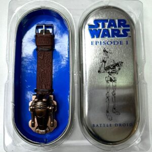 Star Wars Episode 1 Battle Droid Die-Cast Watch With Collectible Case 1