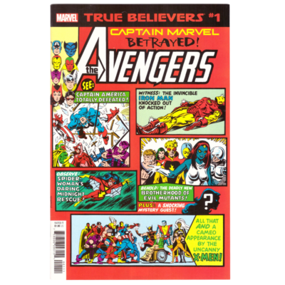 True Believers Captain Marvel –...