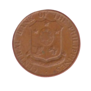 1 Centavo Philippines 1960 back