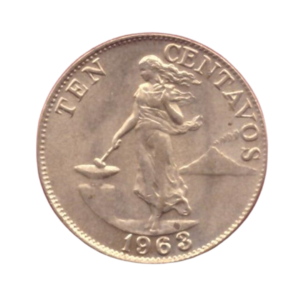 10 Centavos Philippines 1963 A front