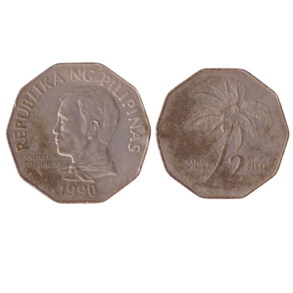 2 Piso Philippines 1990