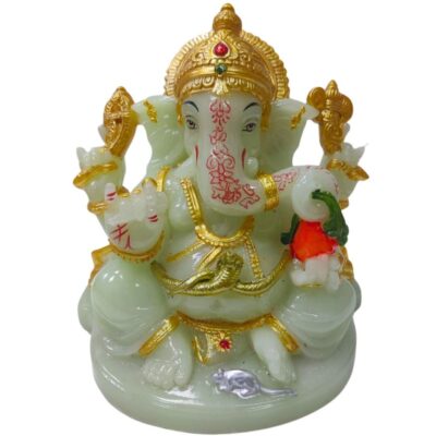 Radium Crystal Lord Ganesh showpiece...