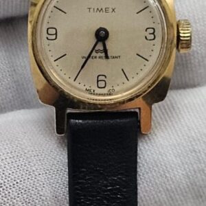 Timex Mexico Gold Tone Dial Ladies Wristwatch 1