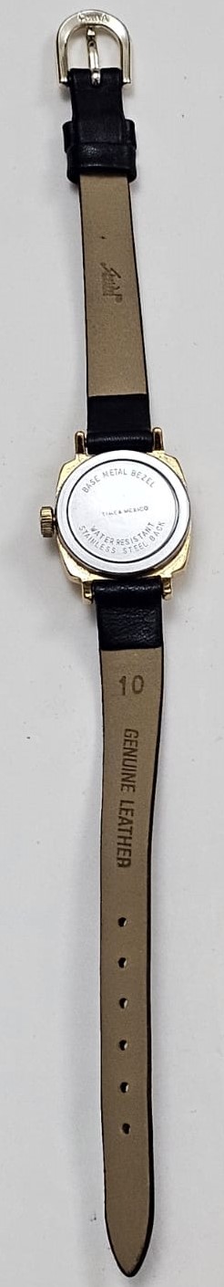 Timex Mexico Gold Tone Dial Ladies Wristwatch 4