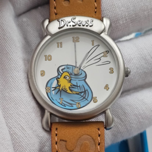 Vintge Dr.Seuss Authentic Tick Tocking Time Tickers Japan Movement Wristwatch 1997 1