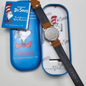 Vintge Dr.Seuss Authentic Tick Tocking Time Tickers Japan Movement Wristwatch 1997 4