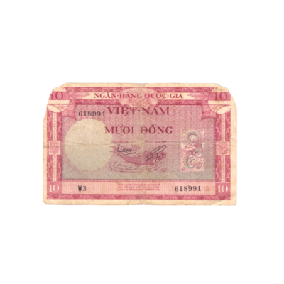 10 Dong South Vietnam 1955 Banknote