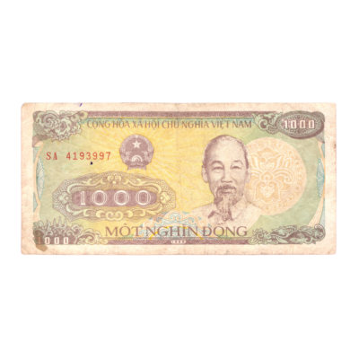 1000 Dong Vietnam 1988 Banknote