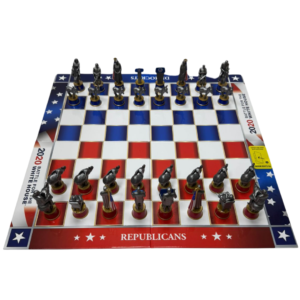 2020 Battle For The White House Chess Set 2