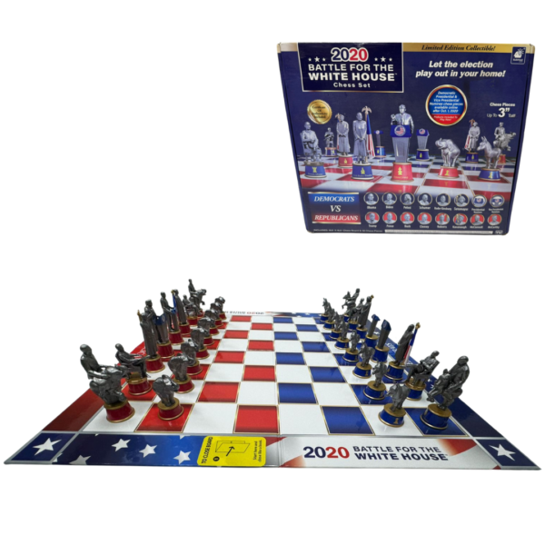 2020 Battle For The White House Chess Set