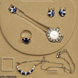 De-Coven Geneve Swiss Made Necklace, Earrings, And Watch Set 3